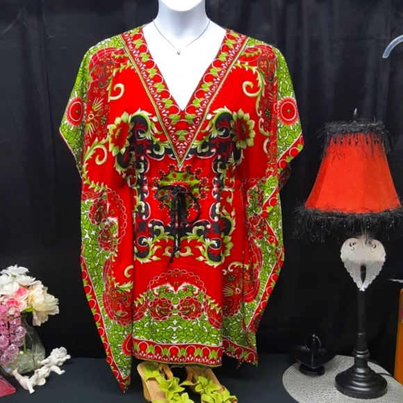 Star India Tie Waist Tunic - Picture 1 of 9